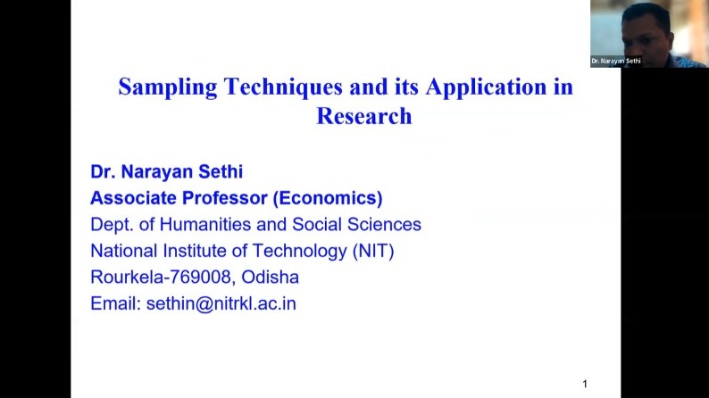 Kuliah Tamu : Sampling techniques and its applications in research